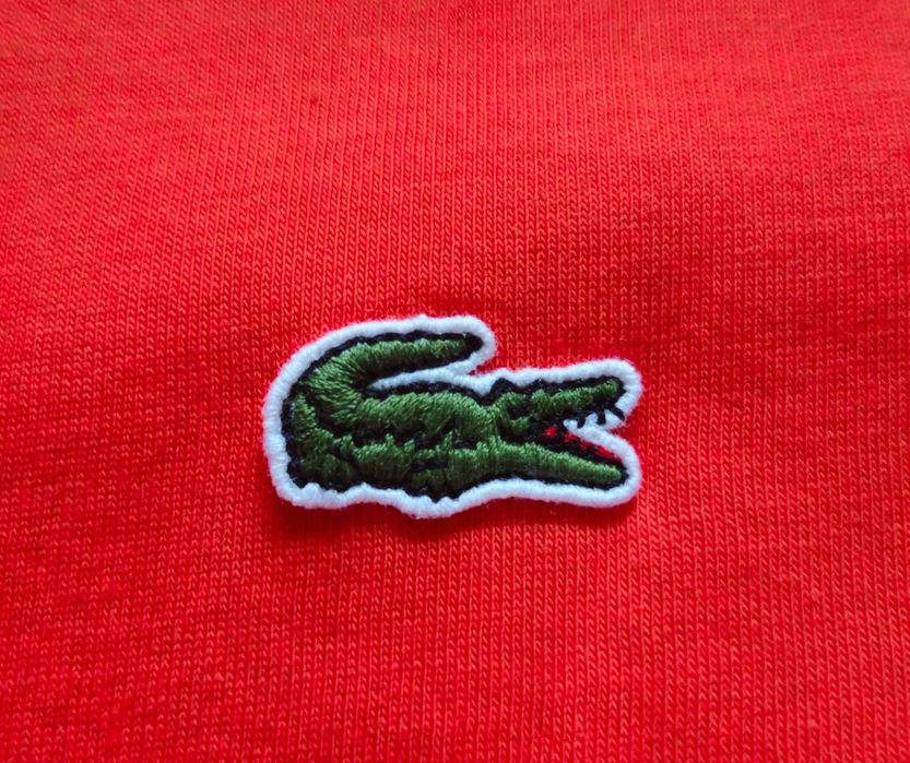 Lacoste Regular Fit Czerwona L T-Shirt Bawełna - Nowa z metka
