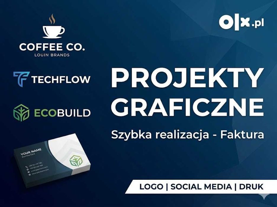 Profesjonalne Projekty Graficzne | Logo | Social Media | Faktura