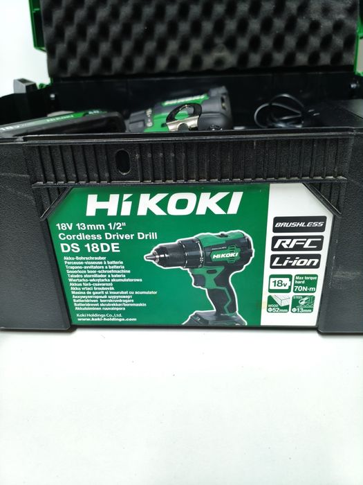 Wkrętarka Hikoki DS18DE WHZ, Super stan