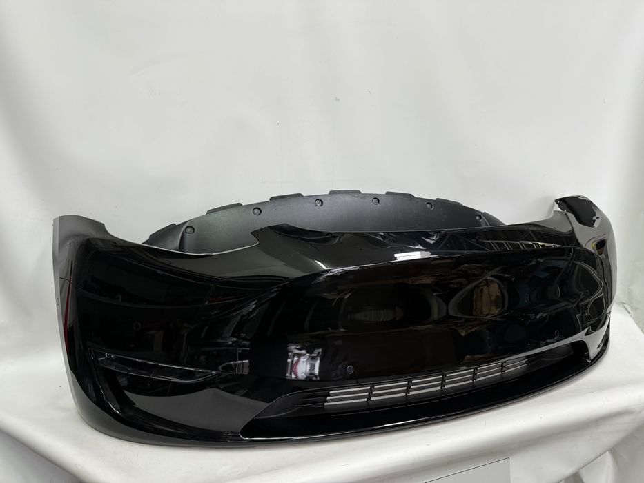 Бампер передний КОМПЛЕКТНЫЙ  Tesla model Y черный  PBSB 2021г