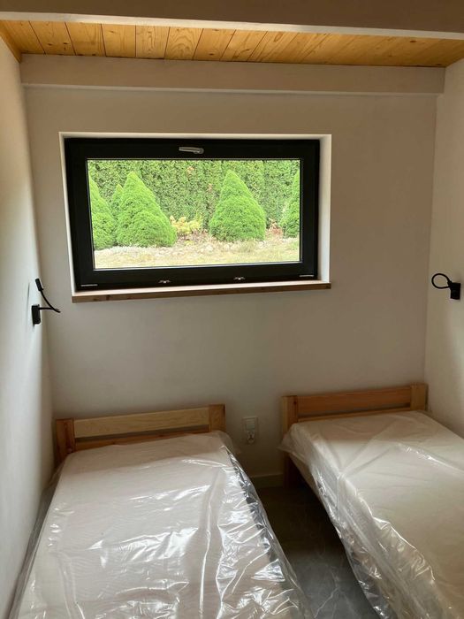 Domki „Bajka” nad jeziorem przy plaży w Zaździerzu