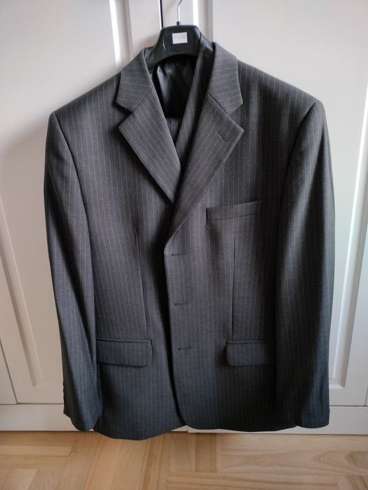 Bardzo elegancki garnitur na 180 cm rozm. 56