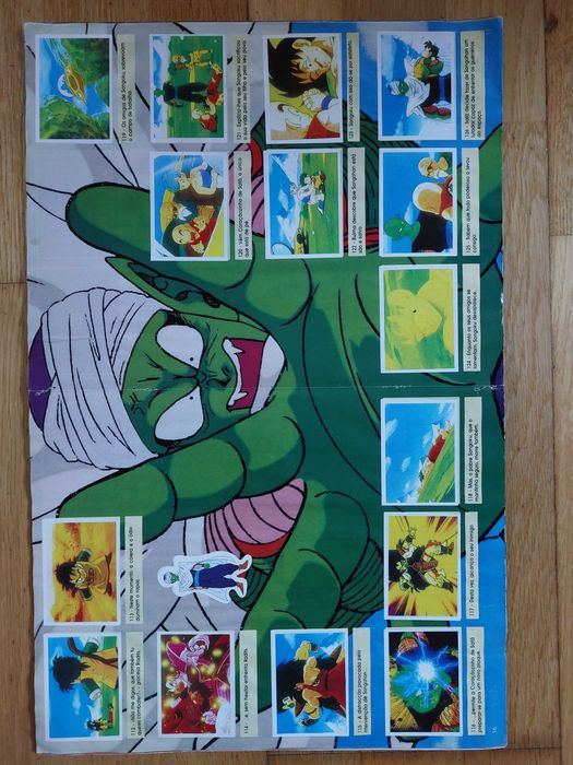 Caderneta de cromos "Dragon Ball Z" - completa