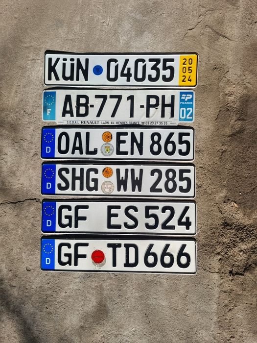 Tablice rejestracyjne niemieckie