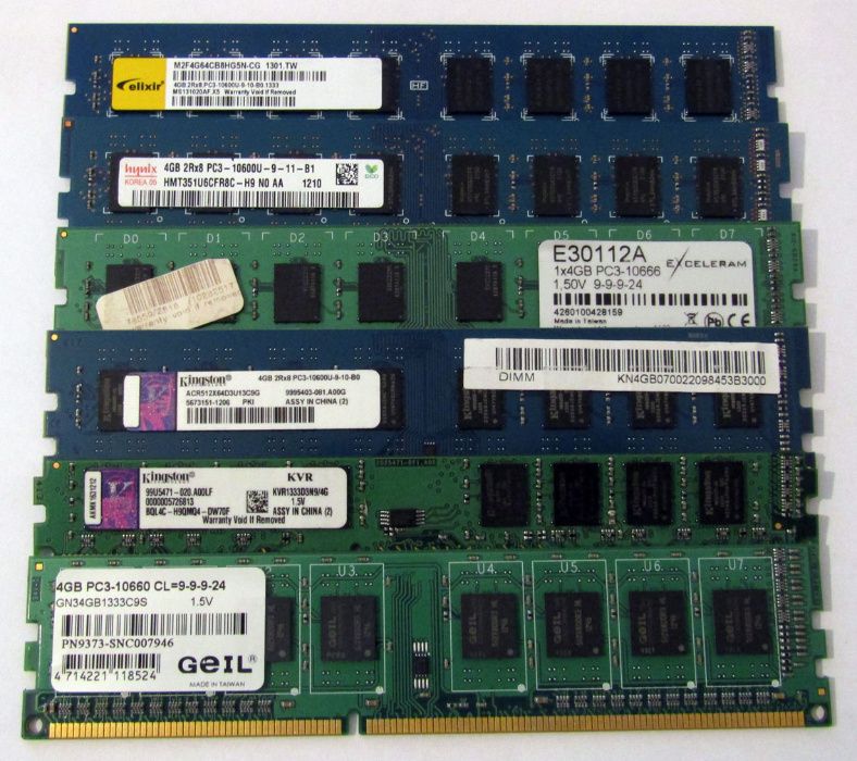 4GB DDR3 1333-1600 MHz (PC3-10600/12800) --- INTEL и AMD