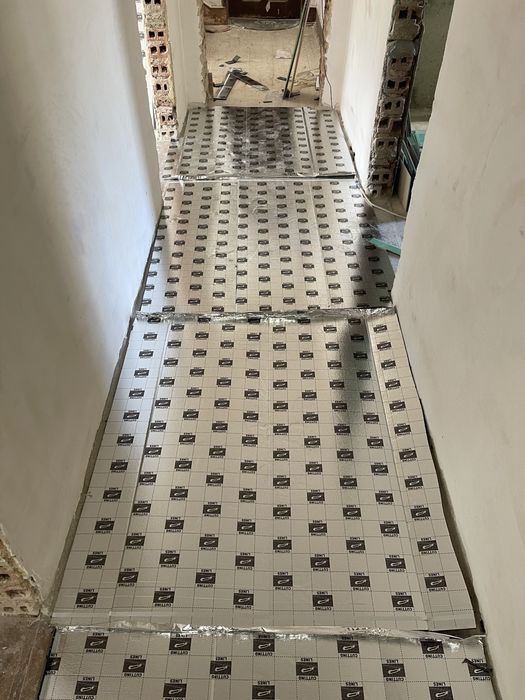 Aplicação de Chão Flutuante