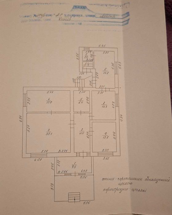 Одноповерховий цегляний будинок 117.3 м², 22 сот, басейн, 2 гаражі