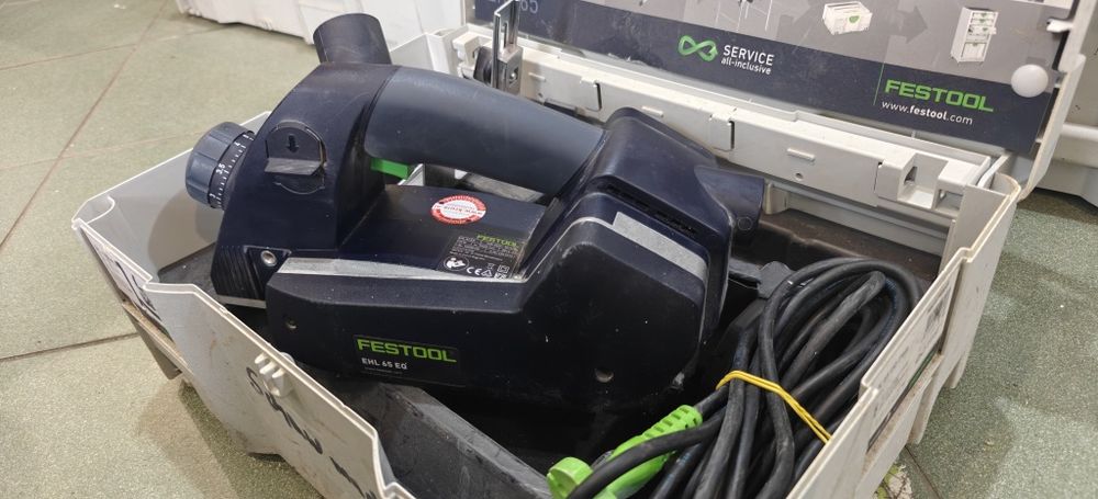 Festool Strug jednoręczny EHL 65 EQ-Plus 576247..Jak nowy.. PAT-KOM