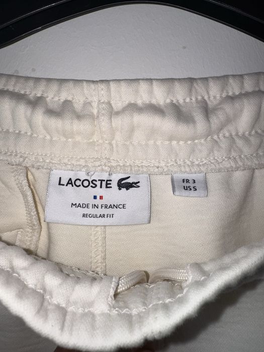 Fato treino Lacoste branco completo S M estilo premium