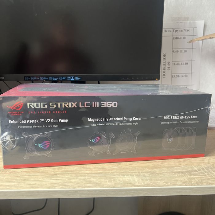Водяне охолодження ASUS ROG STRIX LC III 360