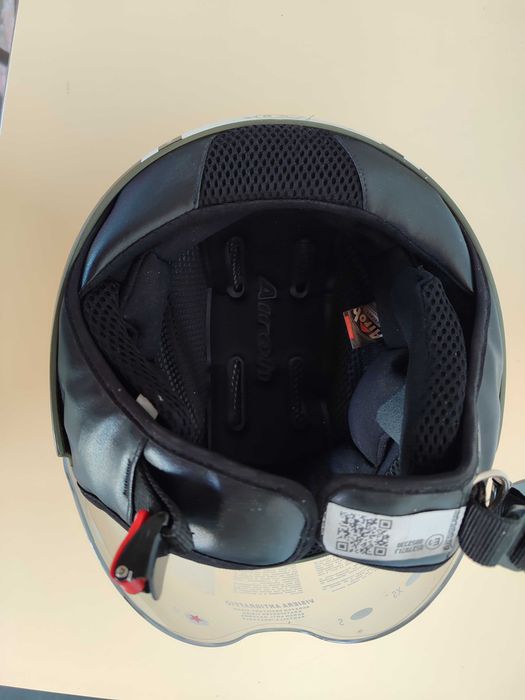 Capacete Airoh Compact Pro Shield Verde Mate