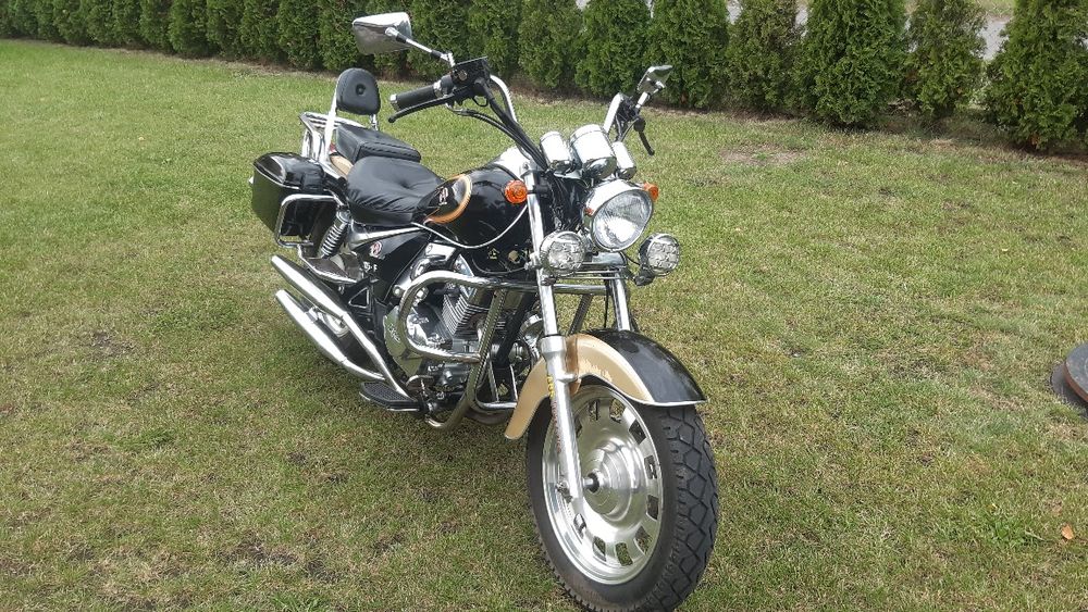 Motocykl chopper 125 na kat B mały przebieg Żukowo • OLX.pl