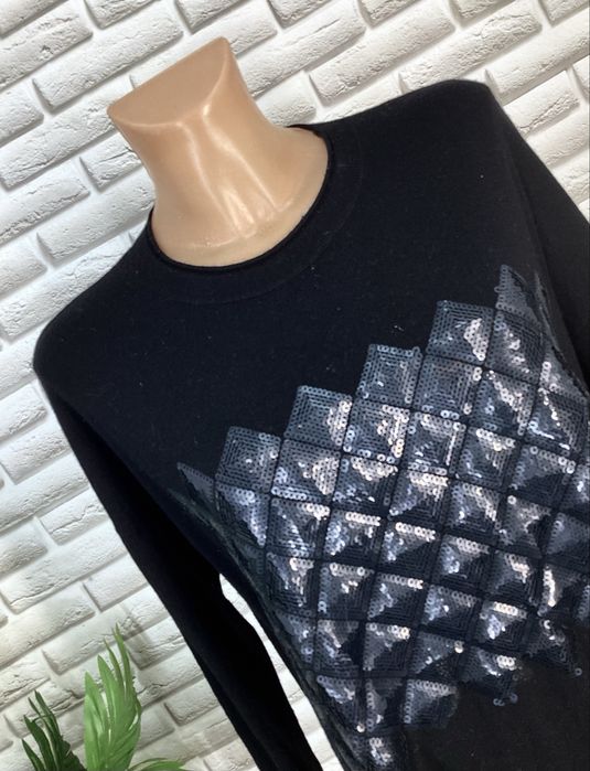 Karen Millen czarny sweter 51% wool