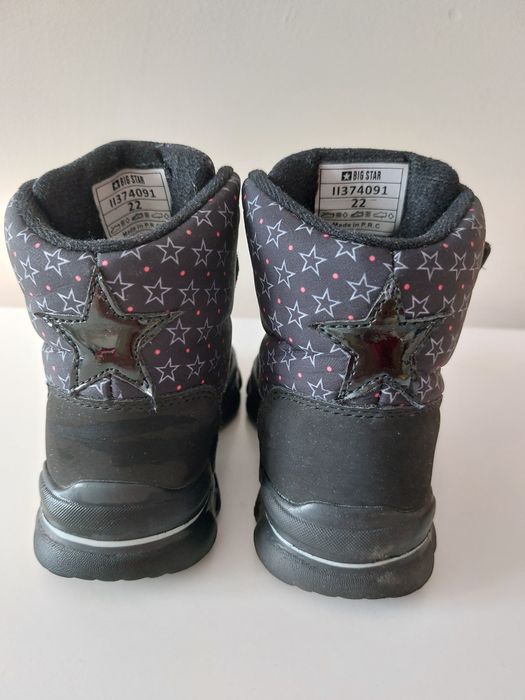 Trzewiki buty zimowe ocieplane Big Star rozm.22
