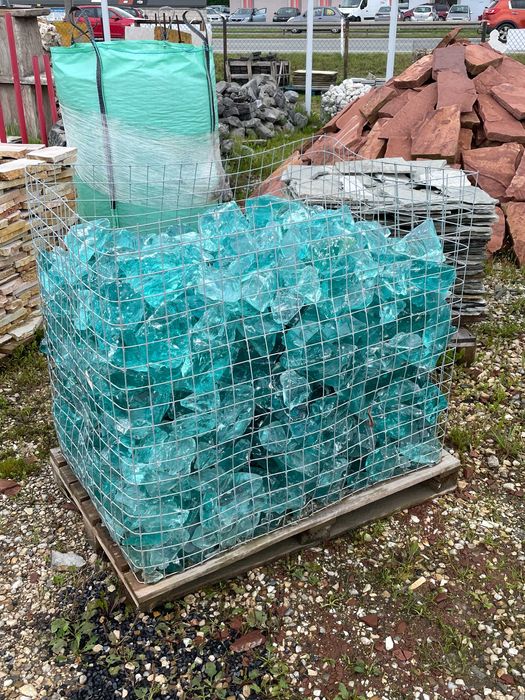 SZKŁO WULKANICZNE Kamień Ogrodowy do Akwarium Terrarium Białobrzegi