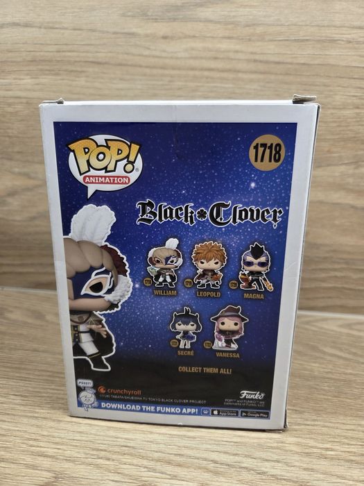 Funko Pop William Black Clover