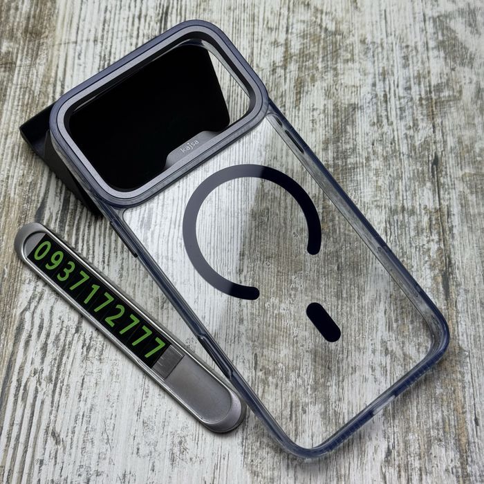 Чохол преміум Kajsa Clear MagSafe на iPhone 17 Pro/ 17 Pro Max/ 18 Pro Max Противоударний. Чехол