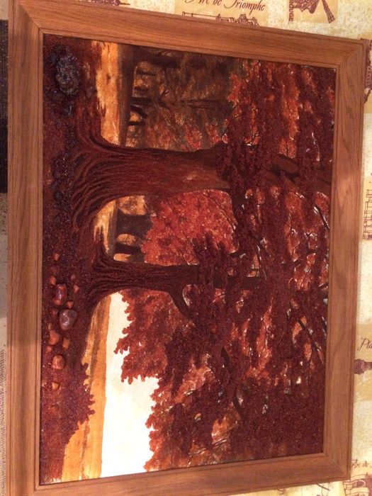 Продам картину из янтаря