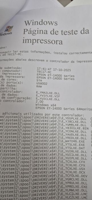 Epson ET14000 A3 COMO nova, REVISIONADA!