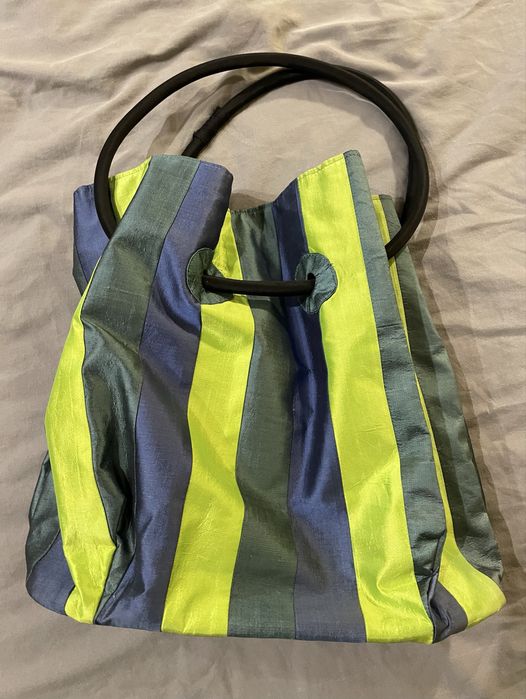 Torebka w paski na codzień letnia