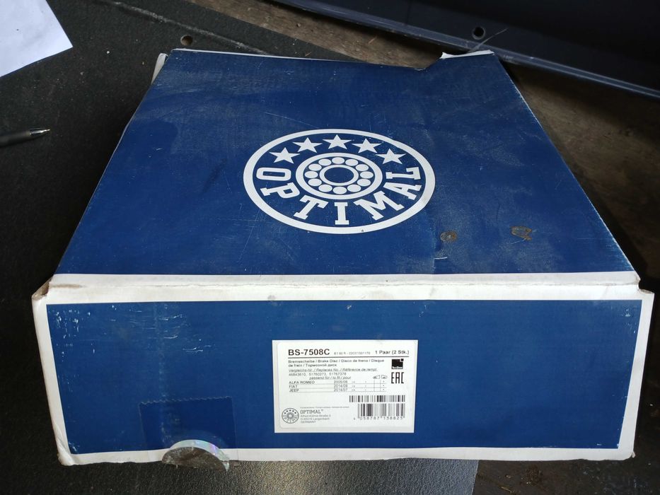 2x Tarcza hamulcowa tył Alfa Romeo 159 Brera Jeep COMPASS RENEGADE