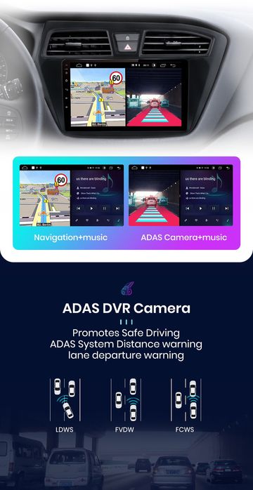 Rádio 9" android 2/32GB Hyundai I20 de 2014-19 WIFI GPS Bluetooth NOVO