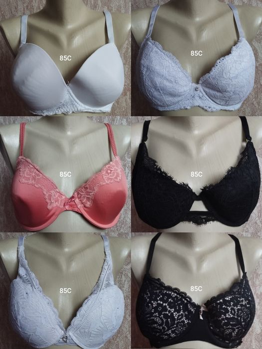 Бюстгальтеры на поролоне разных размеров