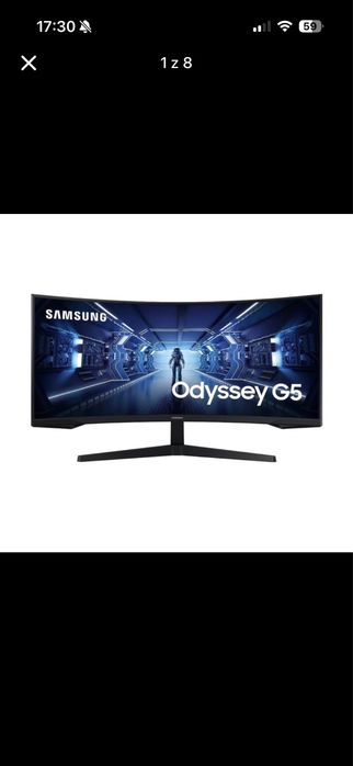 Monitor Samsung Odyssey G5 34” 3440x1440p