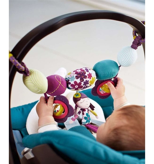 розвиваюча іграшка-підвіска Mamas & Papas Travel Charm Pearl, призначена для кріплення на коляску або автокрісло