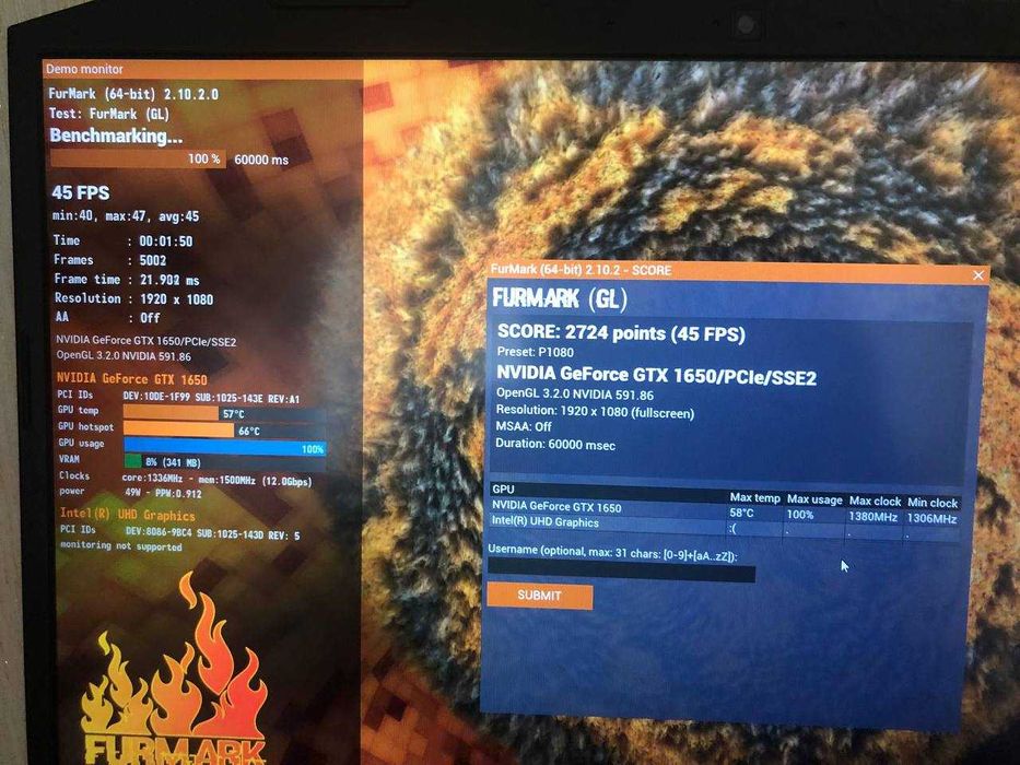 Acer Nitro 5 AN515-55 – 24GB RAM/i5/GTX-1650/512 SSD/144hz FullHD