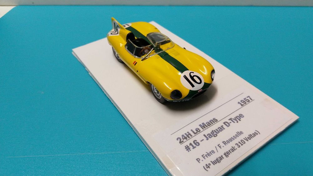 Jaguar D-Type #16 - 24h Le Mans 1957: Miniatura escala 1/43