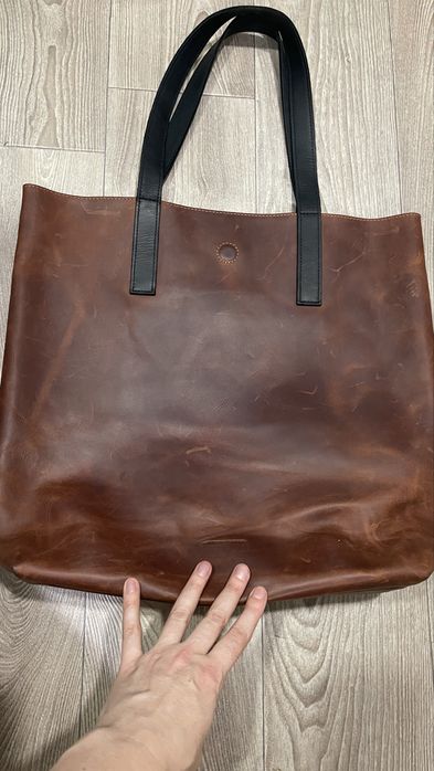 Велика шкірянка сумка