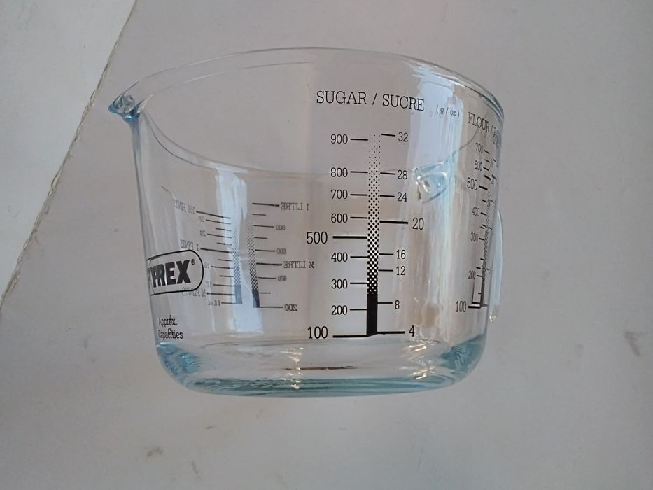 Pyrex medidor vidro
