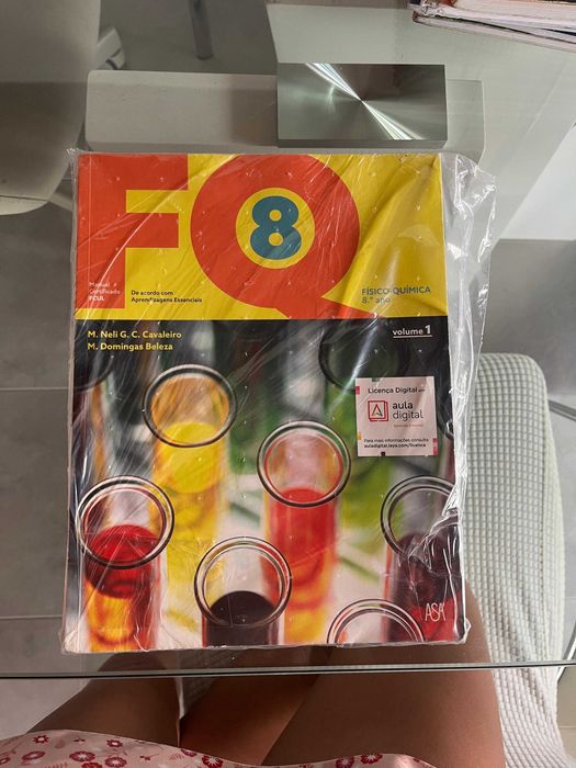 Asa FQ 8 - Manual de Físico-Química; 8º Ano  vol 1 e 2