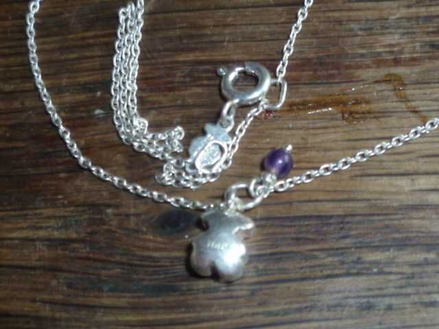 Srebrny naszyjnik 925 TOUS BEAR dł.45cm