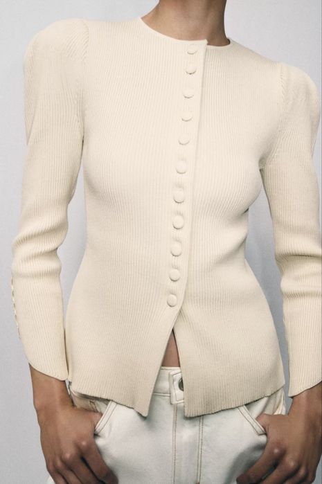Кардиган  молочний zara