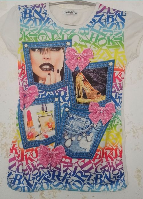 реглан,футболки для девочек 10-14 лет