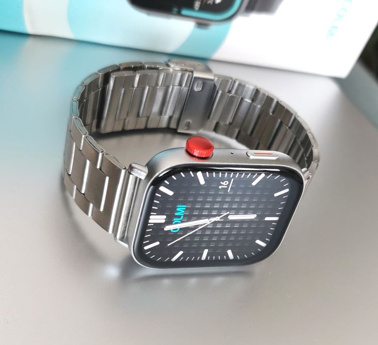 Nowy smartwatch z funkcją rozmowy Pomiar Sport Puls Kroki Sen PL menu