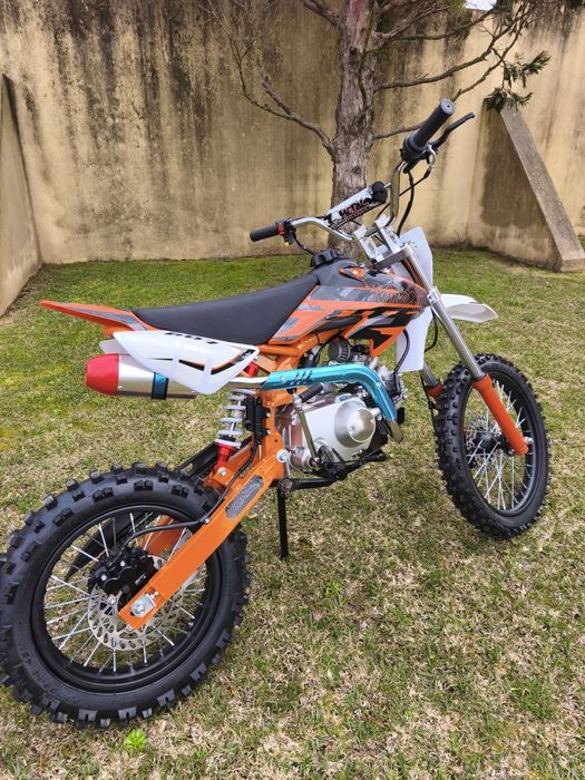 PITBIKE motocross 125cc arranque eléctrico 4 velocidades