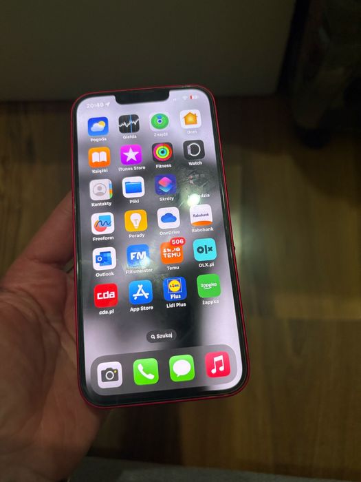 Rezerwajaaaaa do jutra!!iPhone 14 Czerwony uzywany