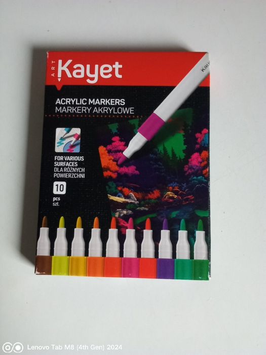 *Markery akrylowe Kayet *