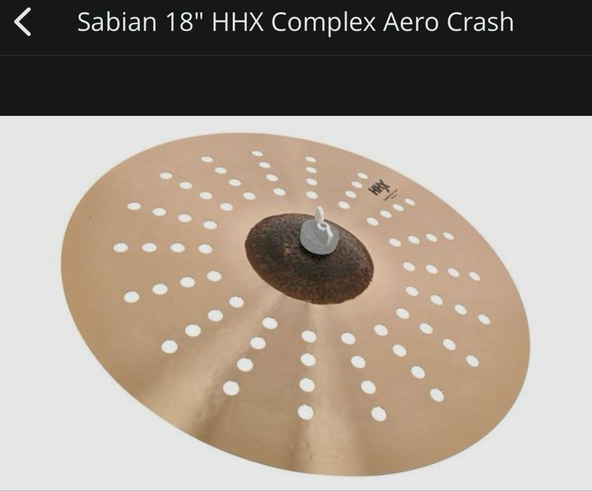 Pratos Sabian 16 e 18