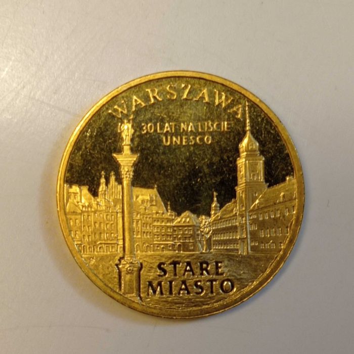 Moneta 2 złote Warszawa