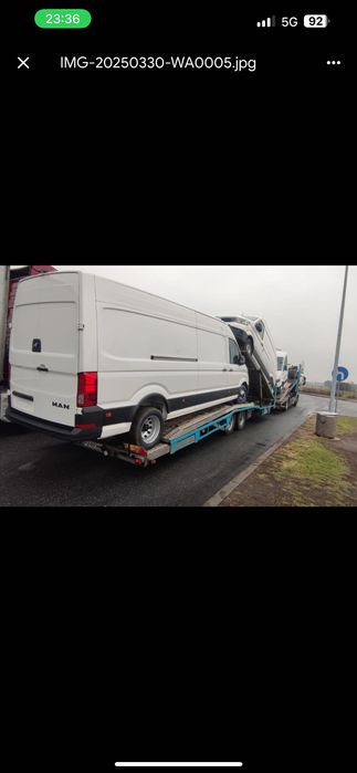Przyczepa LF4 busy laweta Autotransporter lohr