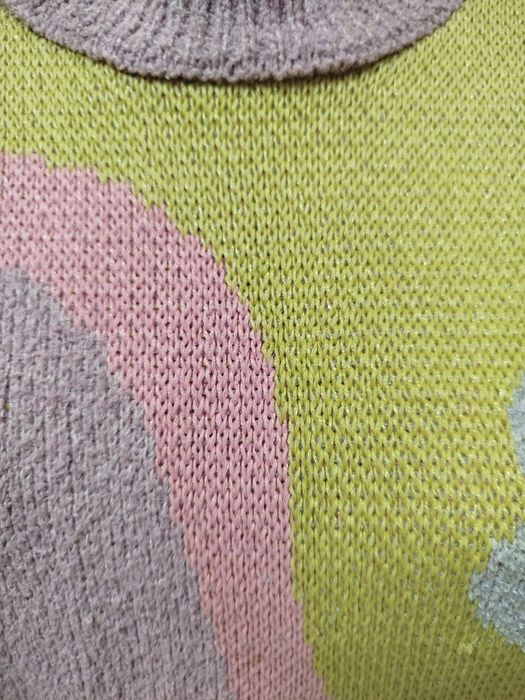 Светр ZARA з квітковим принтом, оверсайз. Оригінал!!!