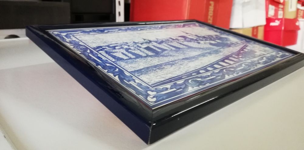 Quadro (azulejo de fábrica aleluia)