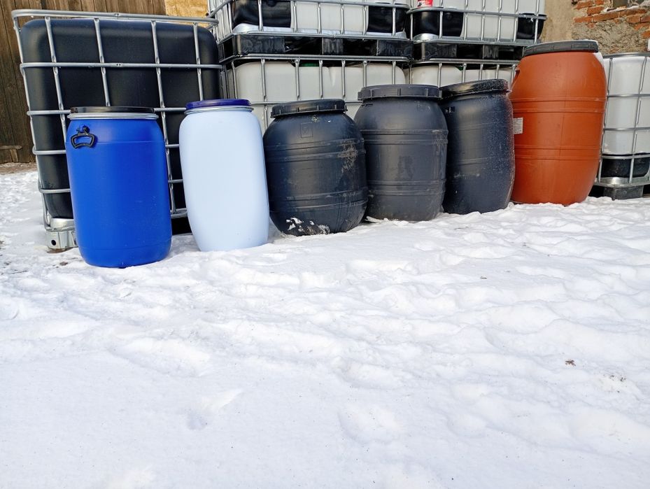 Beczki plastikowe 220l oraz 60l