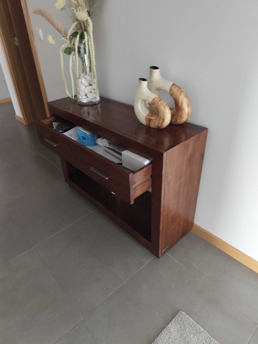 Consola de corredor com gaveta