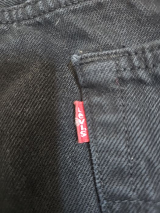 Czarne spodnie jeansowe r L/XL Levi's