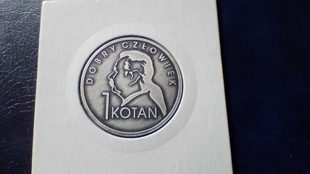 Stare monety Medal Dobry człowiek 1 Kotan